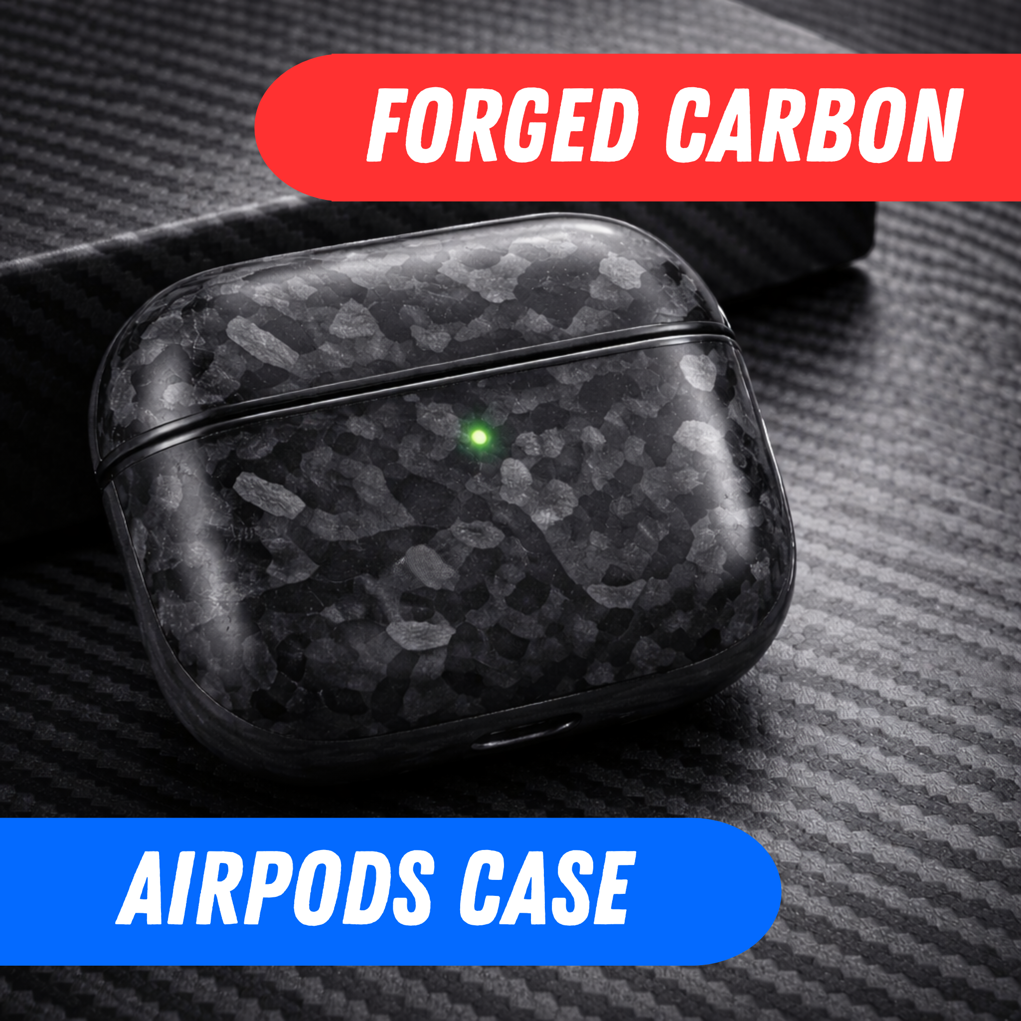 AIRPODS CASE FORGED CARBON