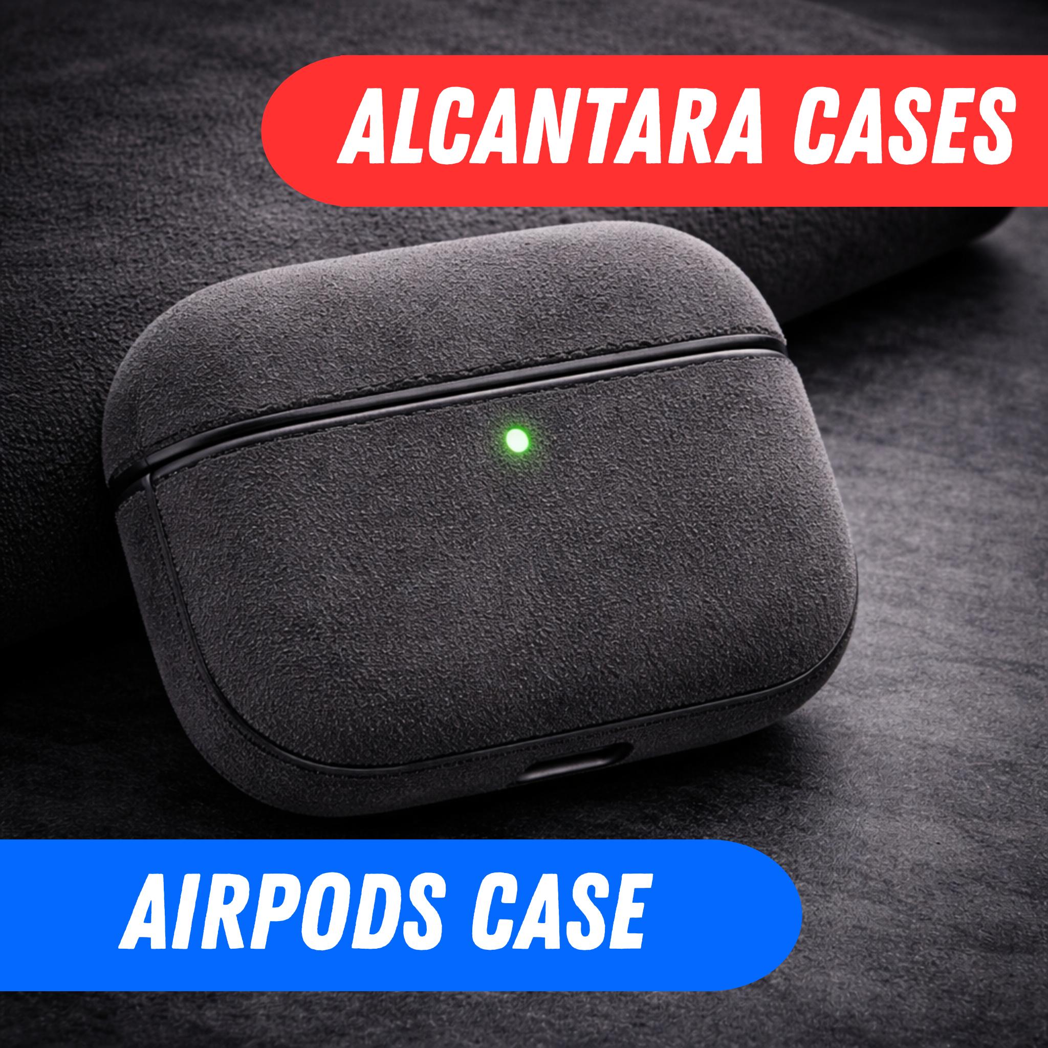 AIRPODS CASE ALCANTARA