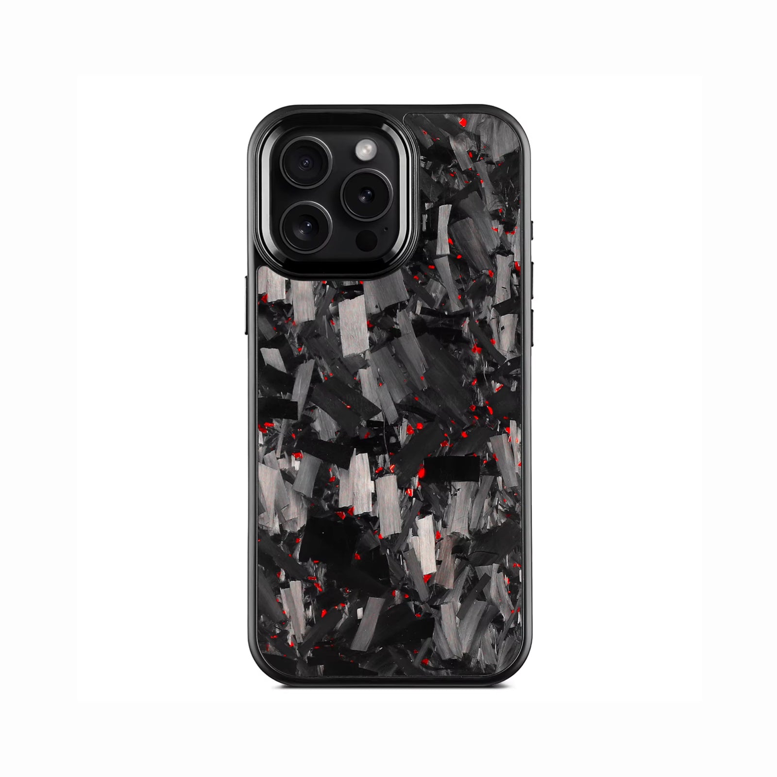 VANTA Series - Forged Carbon Fiber iPhone Case - Black | Red