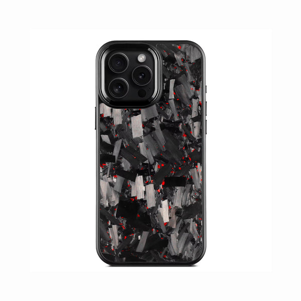 VANTA Series - Forged Carbon Fiber iPhone Case - Black | Red