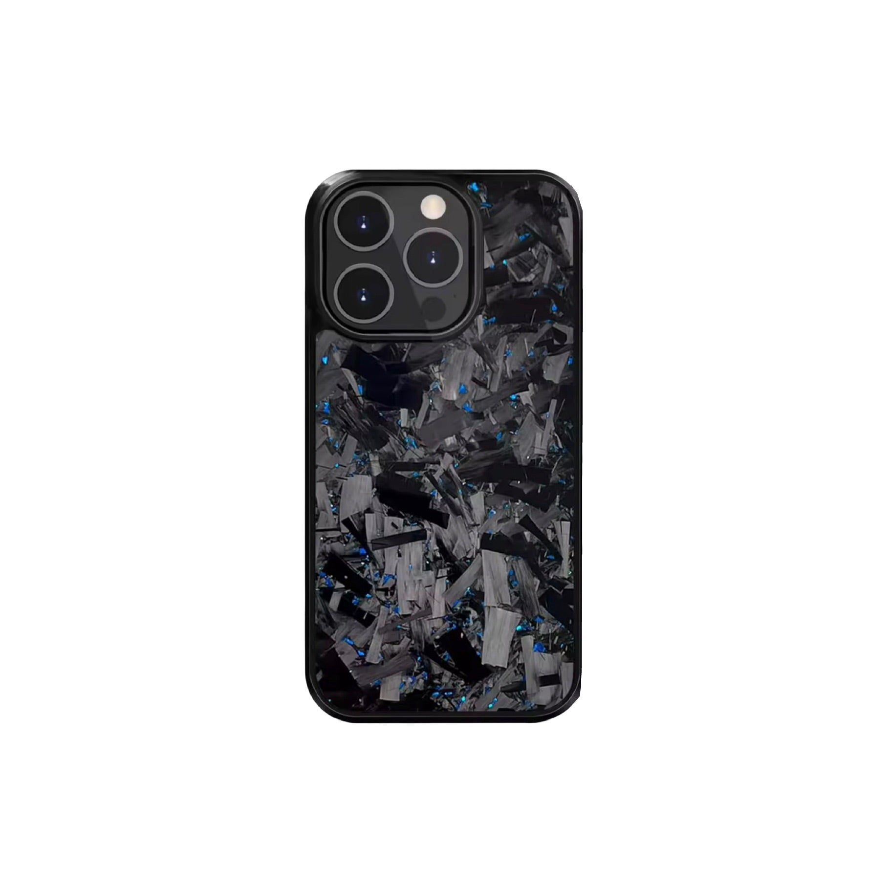Forged Carbon Fiber iPhone Case V2 - Blue