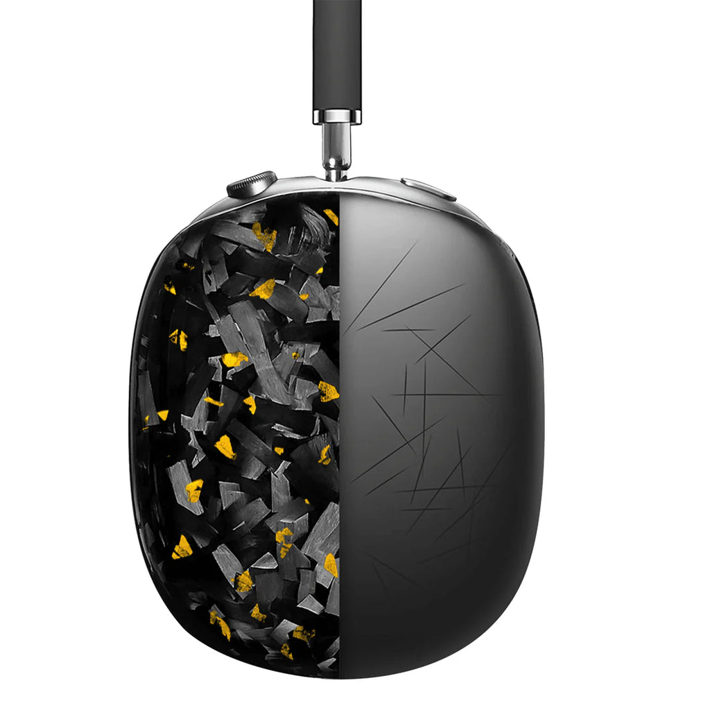 Apple AirPods Max | Gold Flake Forged Carbon Fiber Case