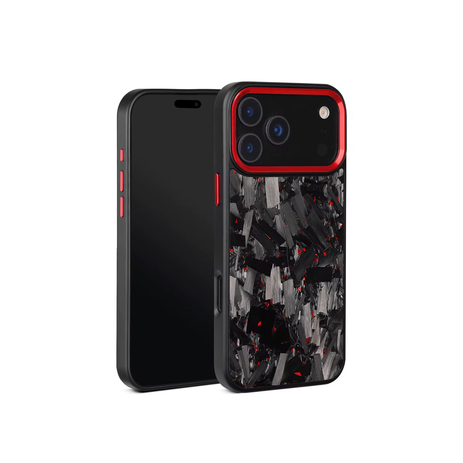 VANTA Series - Forged Carbon Fiber iPhone Case - Red | Red