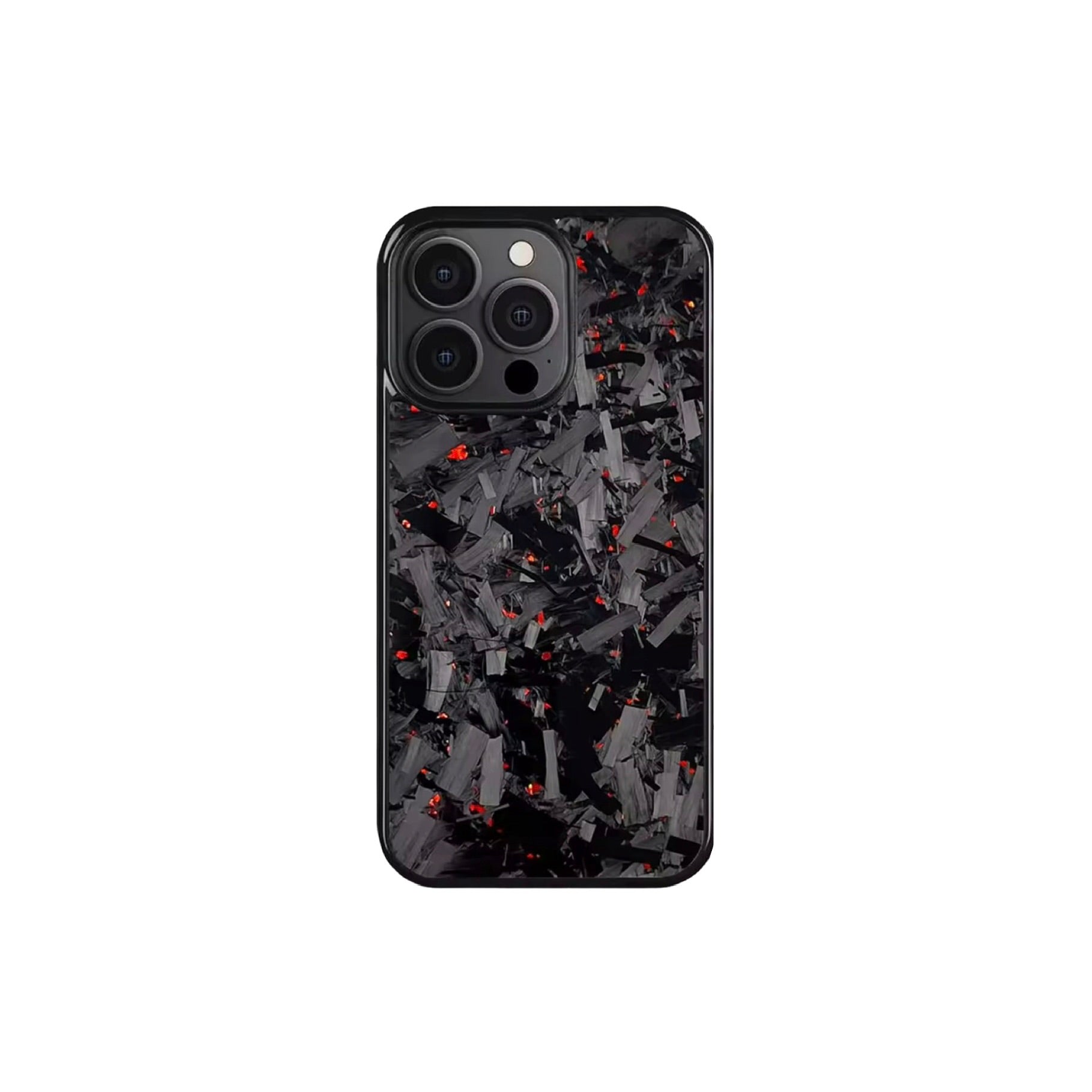 Forged Carbon Fiber iPhone Case V2 - Red