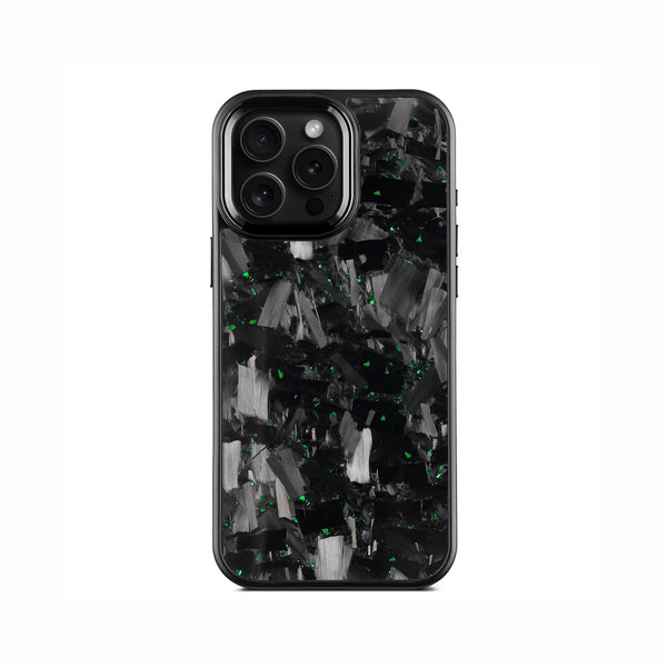VANTA Series - Forged Carbon Fiber iPhone Case - Black | Green