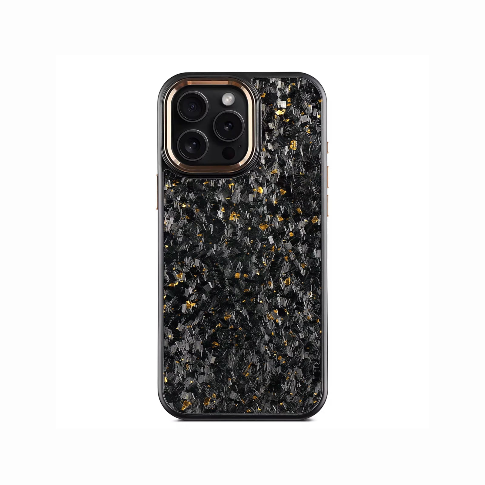 VANTA Series - Forged Carbon Fiber V2 iPhone Case - Gold | Gold