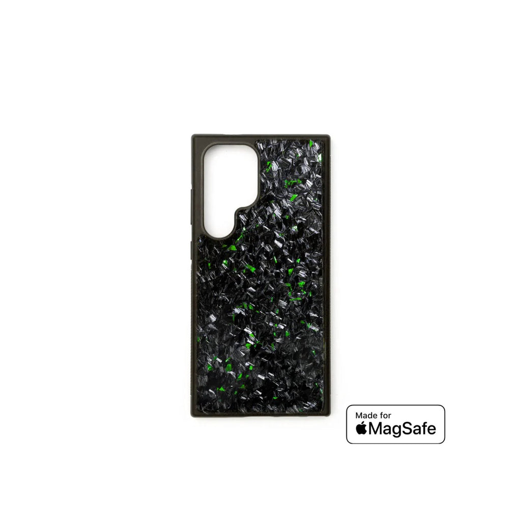 Samsung S Series Forged Carbon Fiber Phone Case - Green