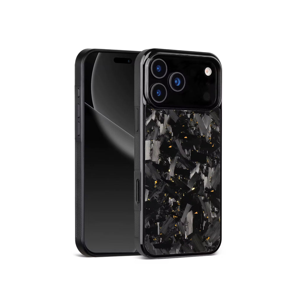 VANTA Series - Forged Carbon Fiber iPhone Case - Black | Gold