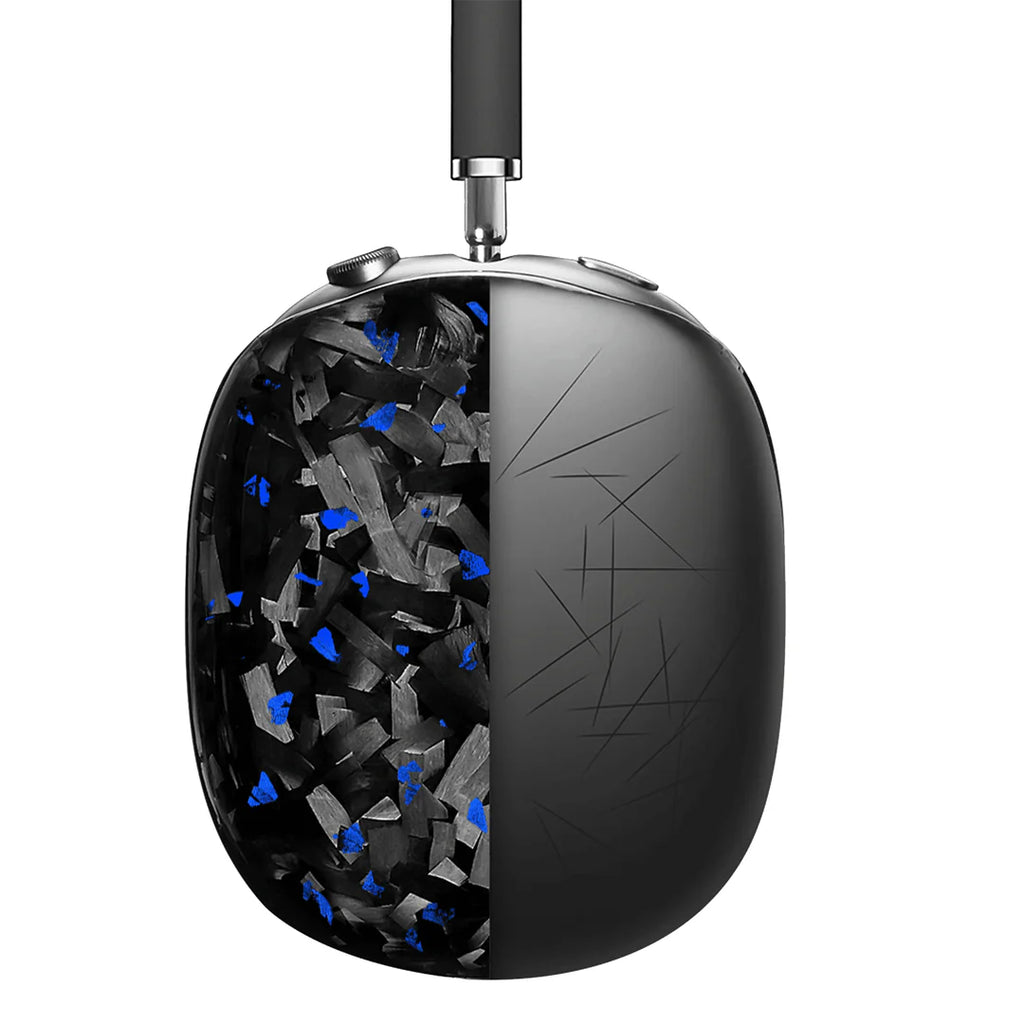 Apple AirPods Max | Blue Flake Forged Carbon Fiber Case