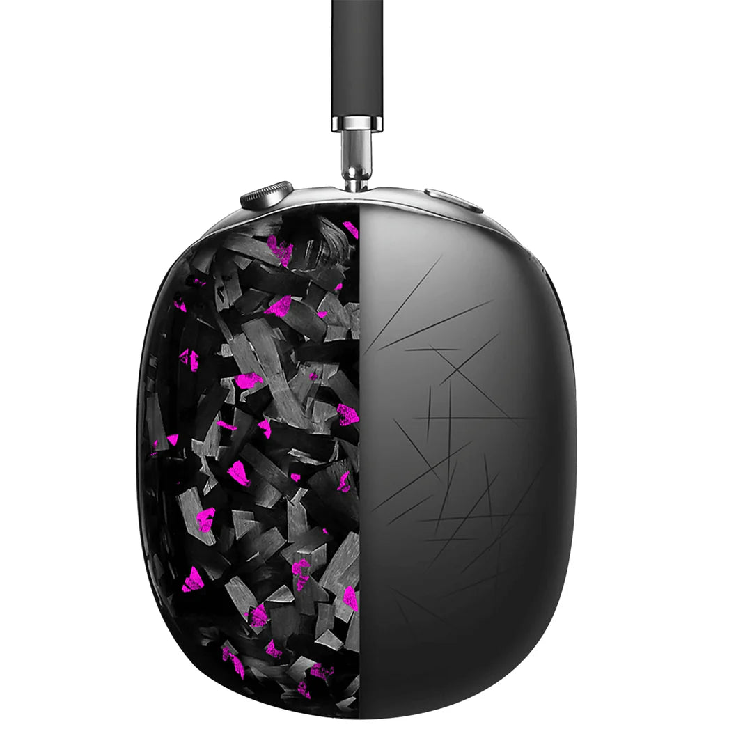 Apple AirPods Max | Pink Flake Forged Carbon Fiber Case
