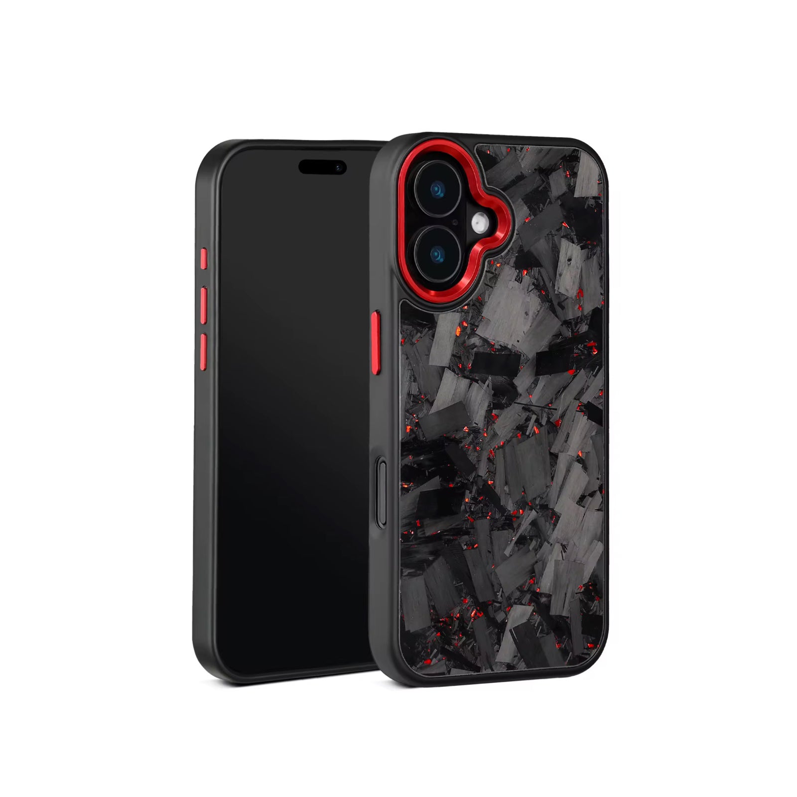 VANTA Series - Forged Carbon Fiber iPhone Case - Red | Red