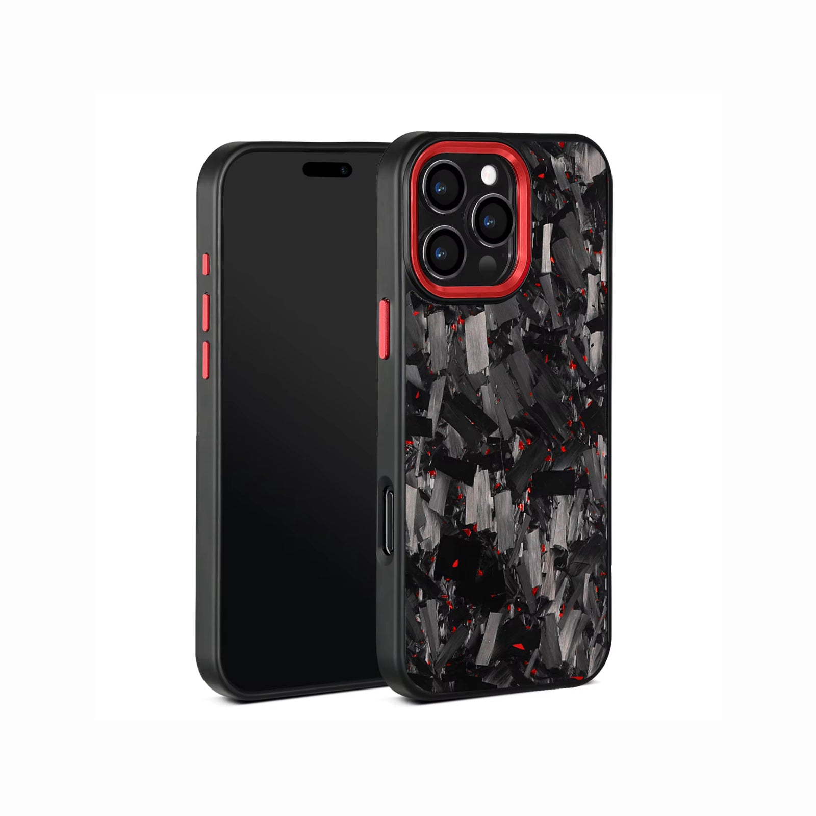VANTA Series - Forged Carbon Fiber iPhone Case - Red | Red