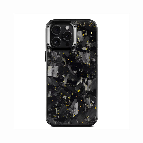 VANTA Series - Forged Carbon Fiber iPhone Case - Black | Gold