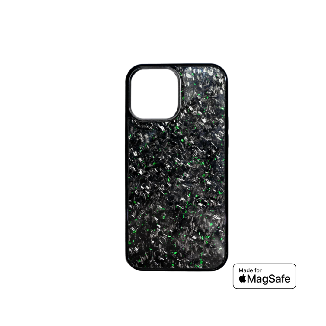 Forged Carbon Fiber iPhone Case - Green