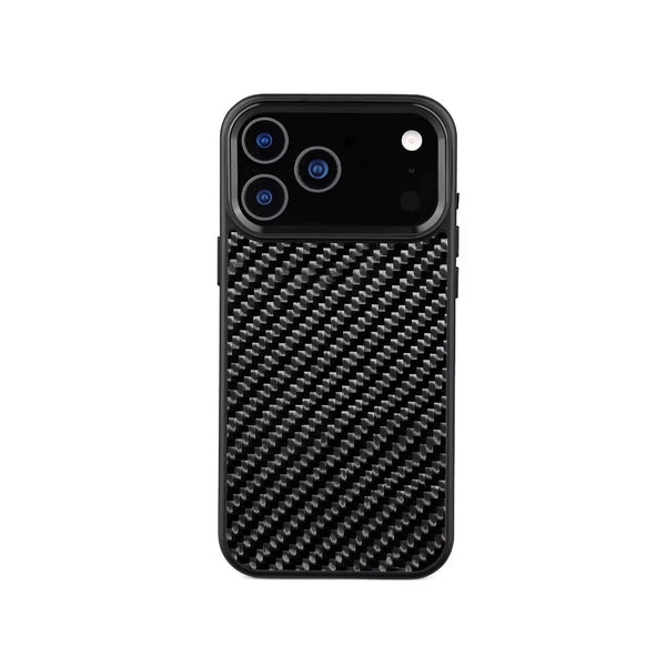 Ultra Thin Magnetic Carbon Fiber iPhone Case - Black 3K Twill