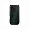 Ultra Thin Magnetic Carbon Fiber iPhone Case - Green 3K Twill
