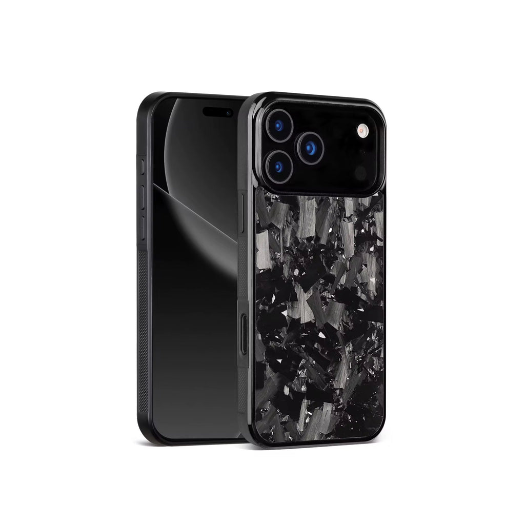 VANTA Series - Forged Carbon Fiber iPhone Case - Black | Silver