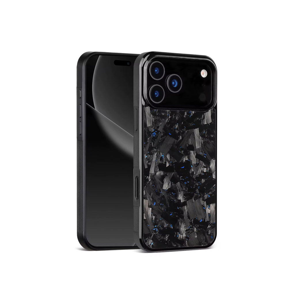 VANTA Series - Forged Carbon Fiber iPhone Case - Black | Blue