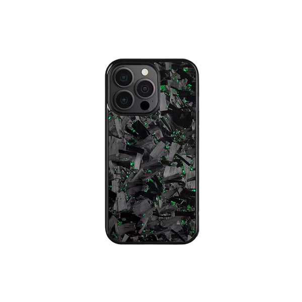 Forged Carbon Fiber iPhone Case V2 - Green