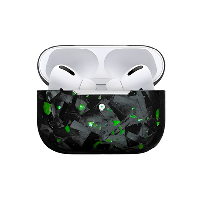 Forged Carbon Fiber AirPods Case Green