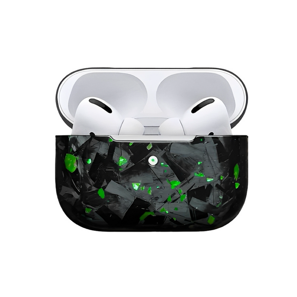 Forged Carbon Fiber AirPods Case Green